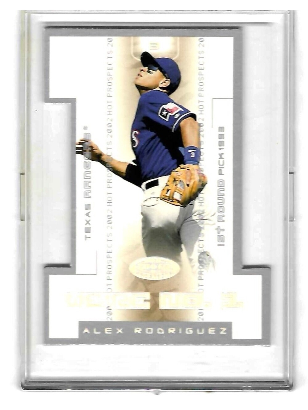 ALEX RODRIGUEZ 2002 FLEER HOT PROSPECTS WE'RE NUMBER ONE *TEXAS RANGERS*